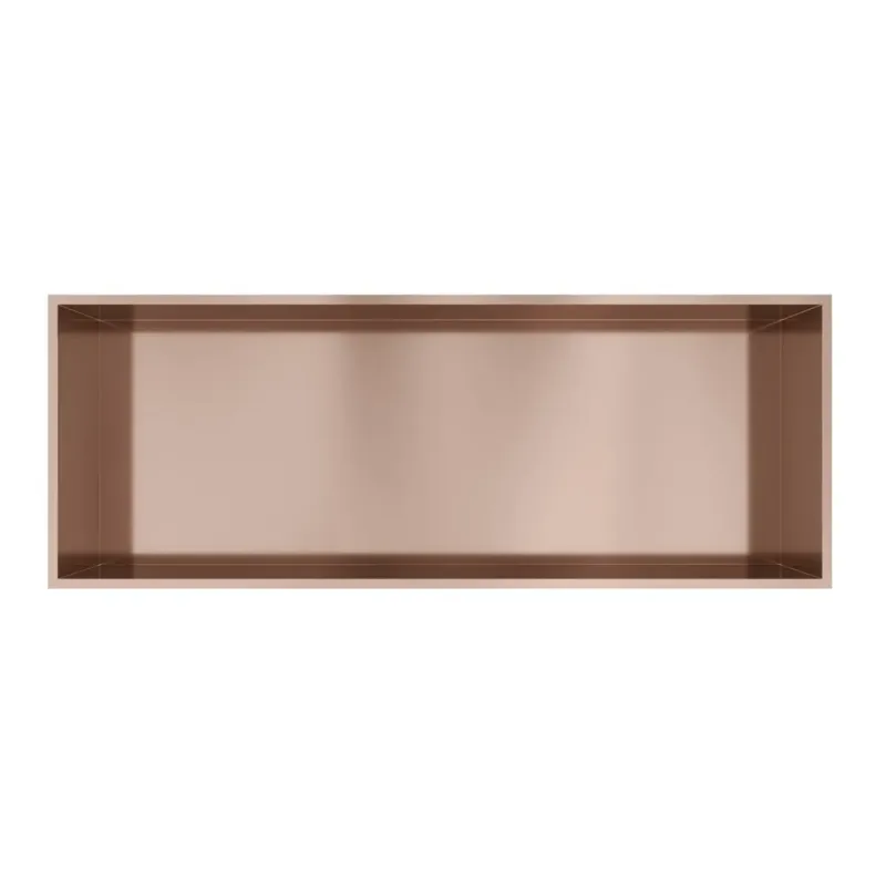 Hotbath &More inbouwnis 30x80x10cm geborsteld koper PVD Rechtstreeks Van De Fabrikant