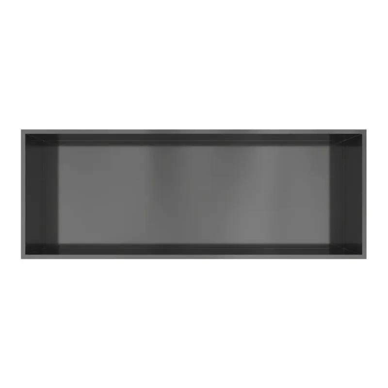 Hotbath &More inbouwnis 30x80x10cm geborsteld gunmetal PVD Rechtstreeks Van De Fabrikant