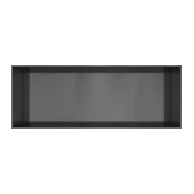 Hotbath &More inbouwnis 30x80x10cm geborsteld zwart PVD Actieprijs
