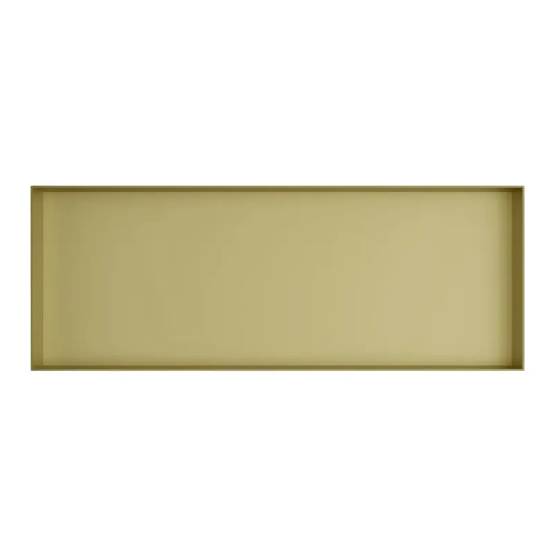 Hotbath &More frameless inbouwnis 30x80x10cm geborsteld messing PVD Weekendaanbieding