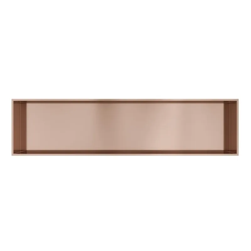 Hotbath &More inbouwnis 30x120x10cm geborsteld koper PVD Fabrieksprijs