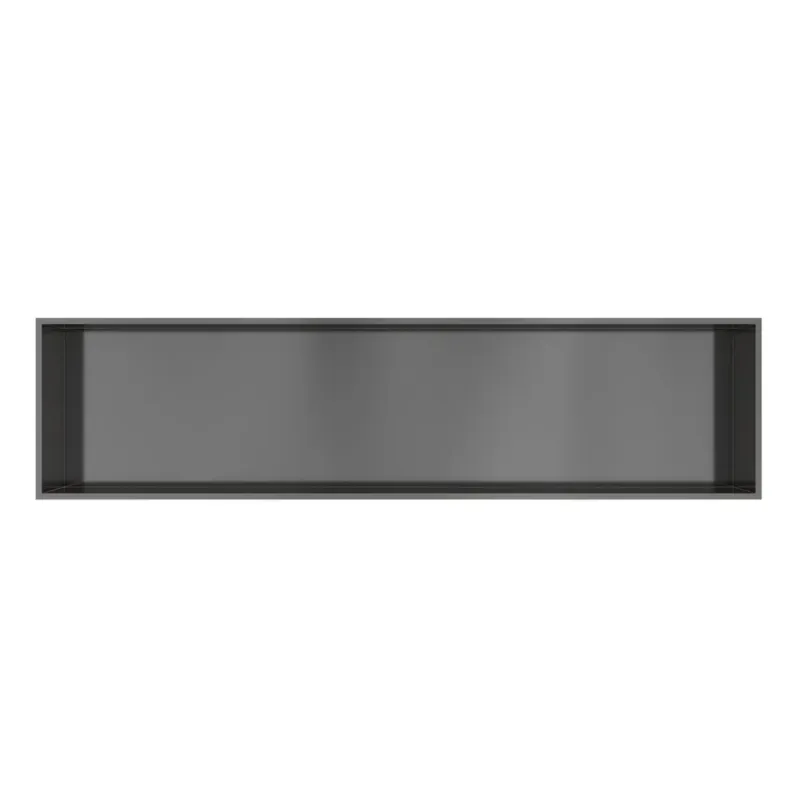 Hotbath &More inbouwnis 30x120x10cm geborsteld gunmetal PVD Nieuw