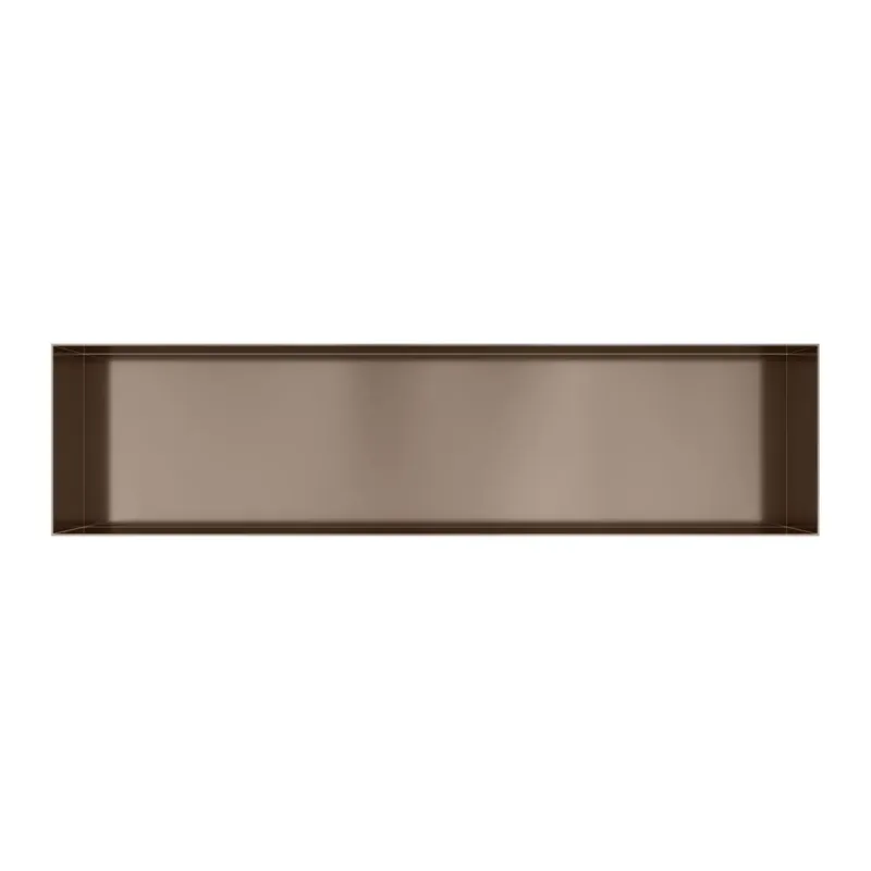 Snelle Levering Hotbath &More frameless inbouwnis 30x120x10cm tuscan bronze