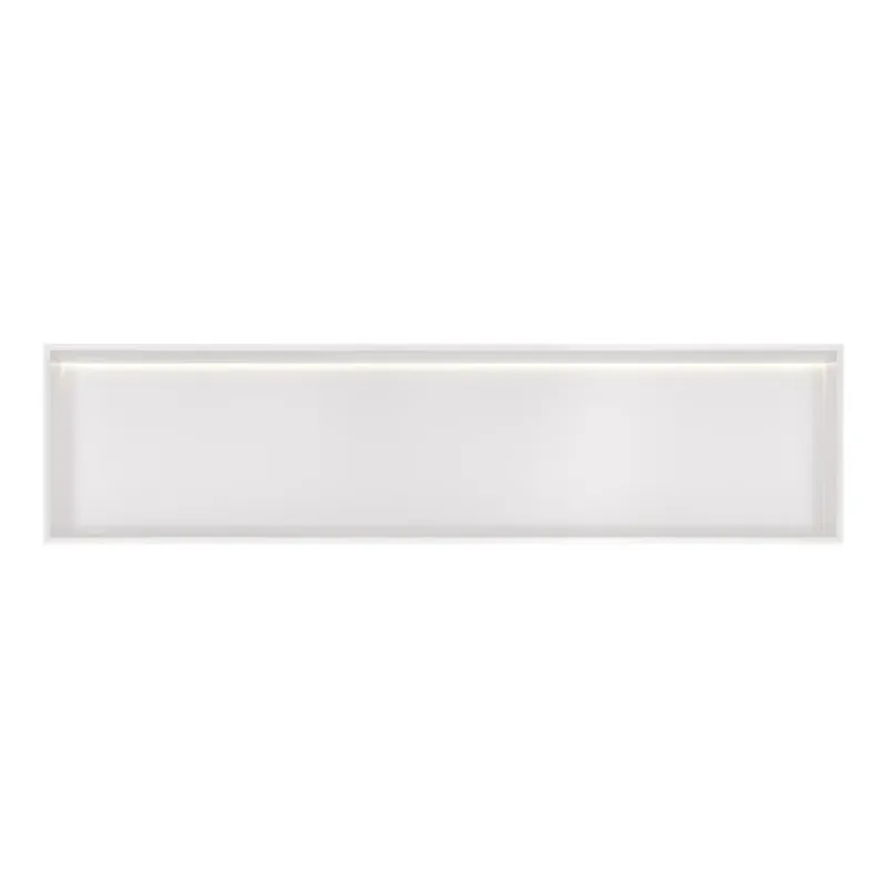 Snelle Levering Hotbath &More inbouwnis met verlichting 30x120x10cm wit mat