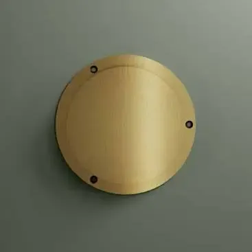 Hotbath &More rond ventilatierooster met schroeven RVS Snelle Levering