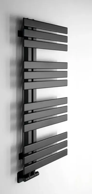 Meest Verkocht Sapho Silvana badkamer radiator zwart mat 50x97.2cm