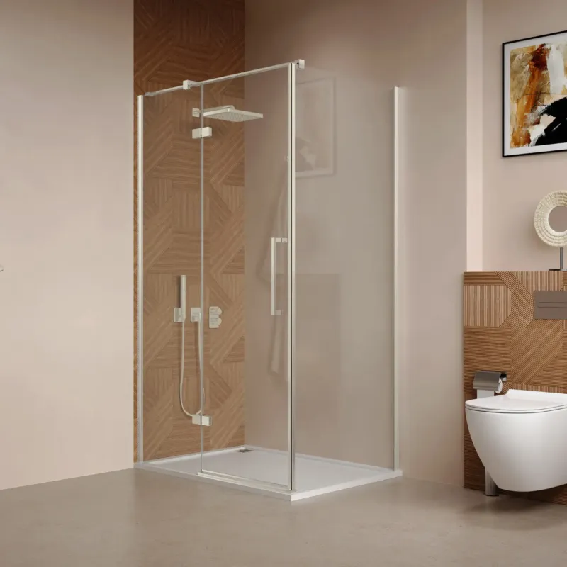 Veilige Betaling Saniclear Pure douchecabine 110x90cm RVS