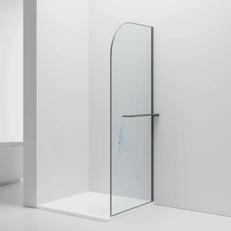 Sanigoods Arcana inloopdouche met handdoekhouder verouderd ijzer 100x200cm Bestseller