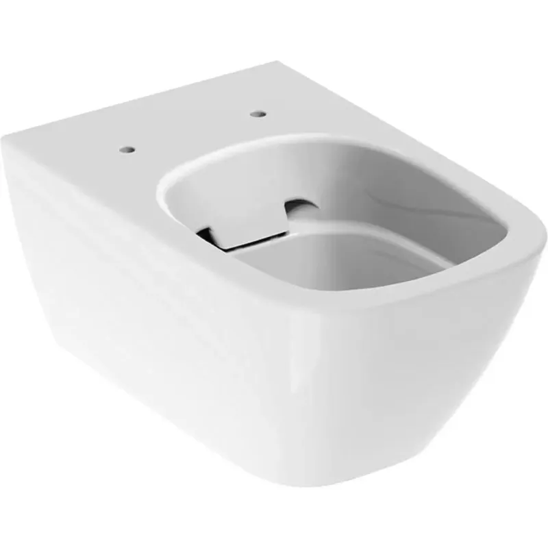 Dagaanbieding Geberit Smyle Square hangend randloos toilet met KeraTect wit glans