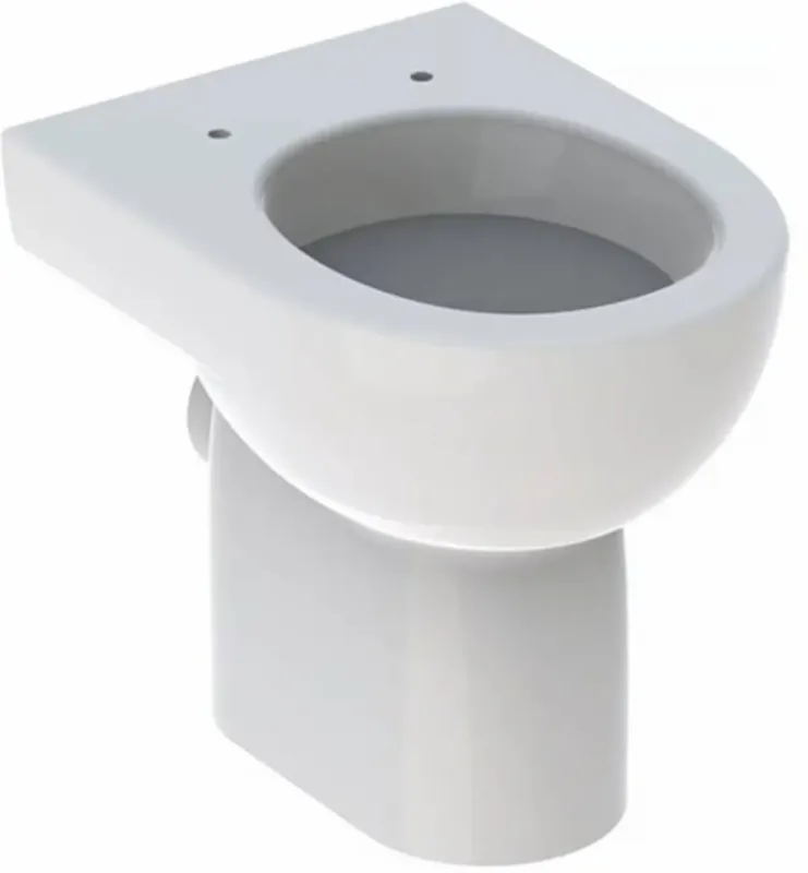 Geberit Renova staand toilet vlakspoel PK met KeraTect wit glans Flitsaanbieding