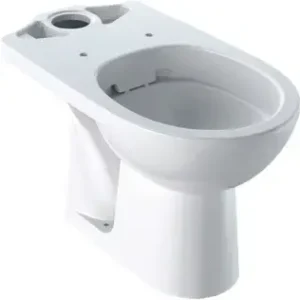 Geberit Renova staand duoblok toilet randloos PK met KeraTect wit glans zonder reservoir Direct Verzonden