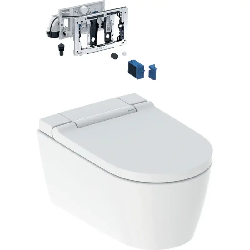 Op = Op Geberit AquaClean Sela douche wc met KeraTect en DuoFresh wit glans