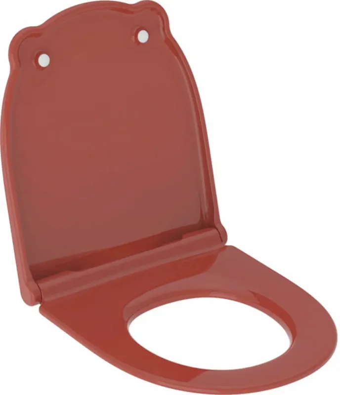 Veilige Betaling Geberit Bambini toiletzitting met quick release rood mat