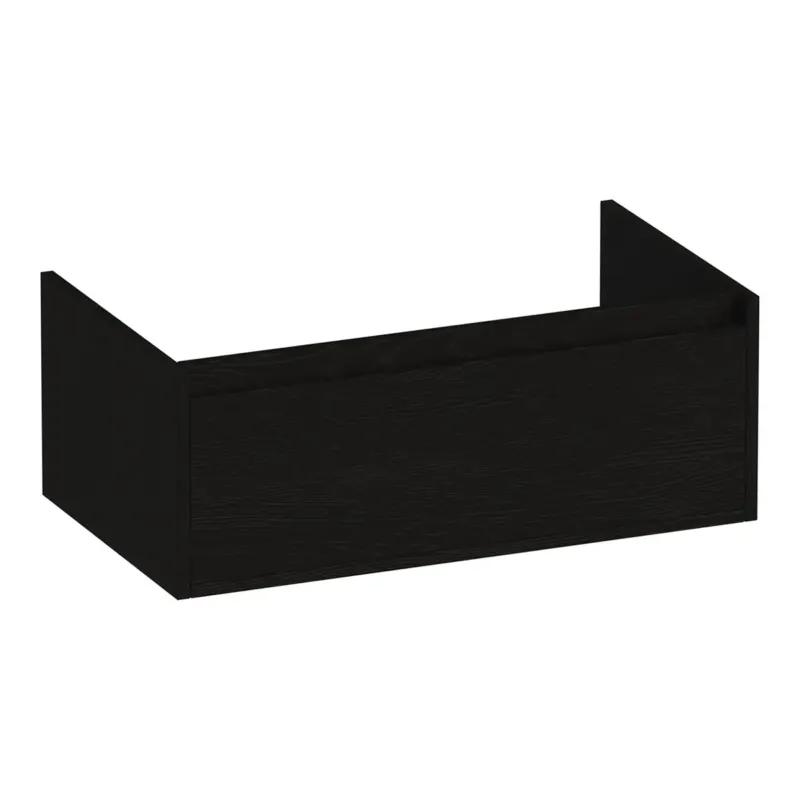 Brauer Hope onderkast 80cm met 1 softclose lade timber black Flitsaanbieding