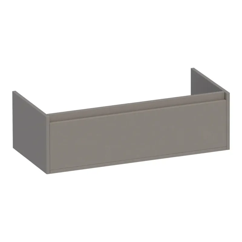 Brauer Hope onderkast 100cm met 1 softclose lade taupe mat Merkproduct
