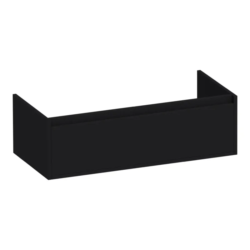 Uitverkoop Brauer Hope onderkast 100cm met 1 softclose lade zwart mat