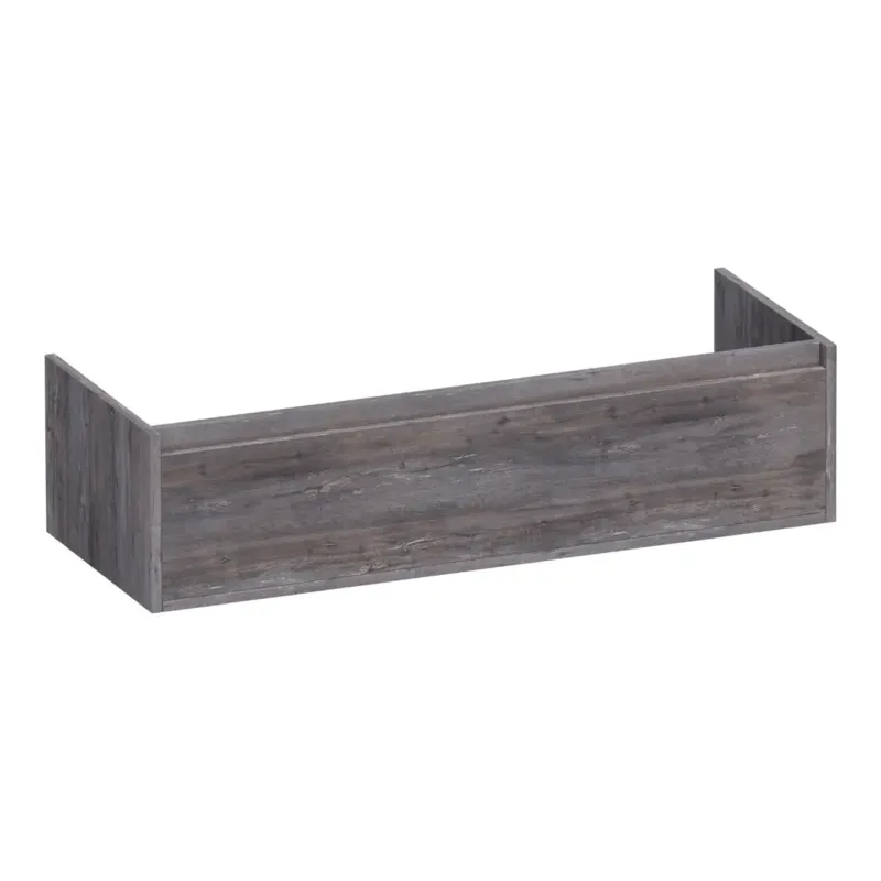 Flitsaanbieding Brauer Hope onderkast 120cm met 1 softclose lade en 1 sifon uitsparing driftwood