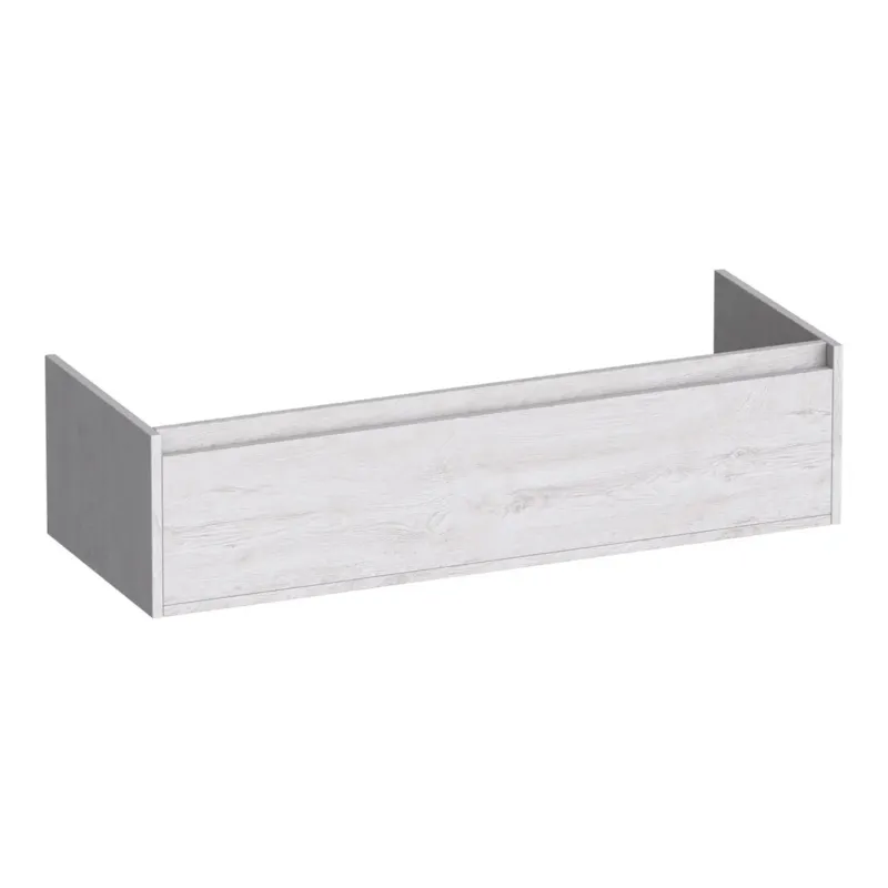 Brauer Hope onderkast 120cm met 1 softclose lade en 1 sifon uitsparing forest seashell Gecertificeerd