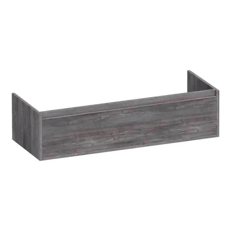 Gereduceerde Prijs Brauer Hope onderkast 120cm met 2 softclose lades en 2 sifon uitsparingen driftwood
