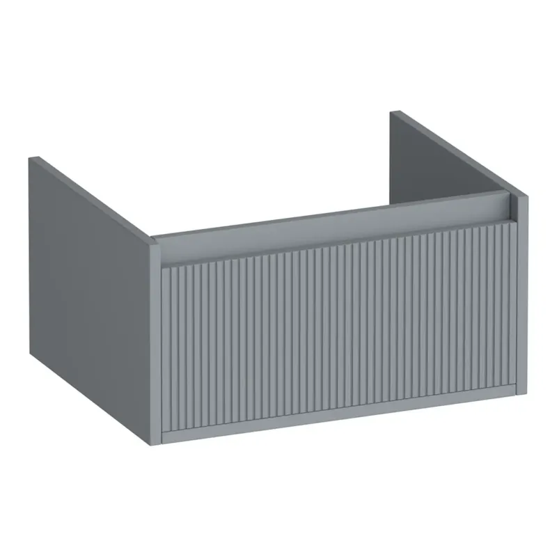 Brauer Hope Wavy onderkast 60cm met 1 softclose lade grijs mat Goedkoop