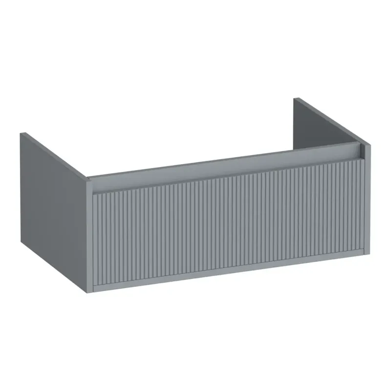 Koop Vandaag Brauer Hope Wavy onderkast 80cm met 1 softclose lade grijs mat