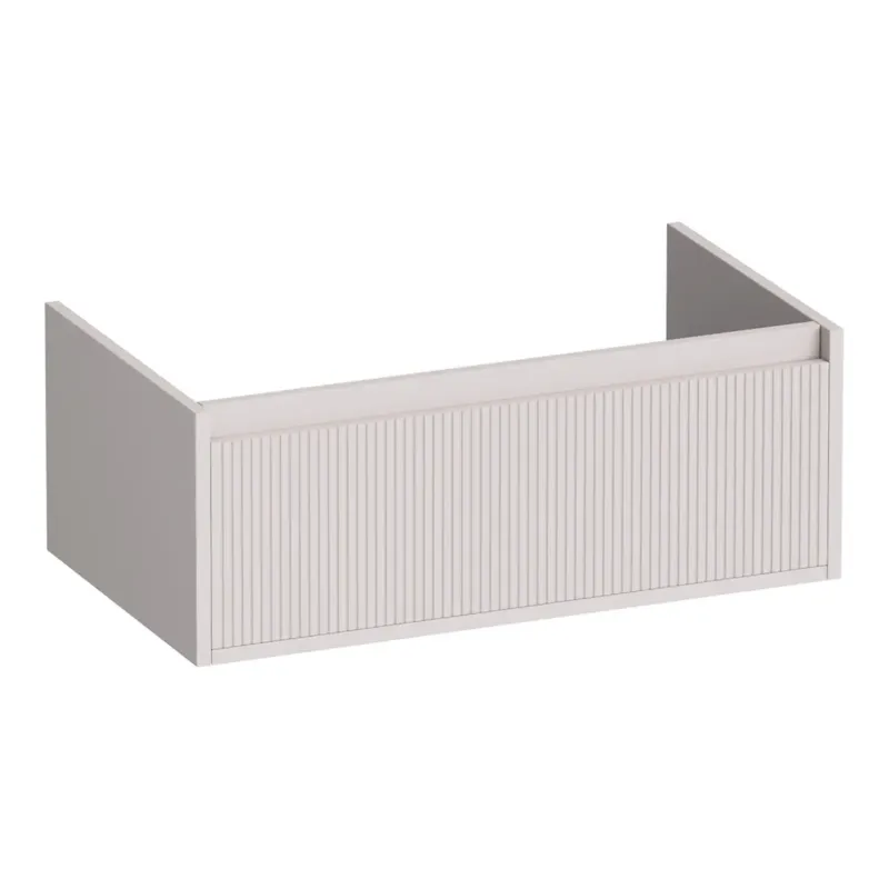 Brauer Hope Wavy onderkast 80cm met 1 softclose lade zand mat Favoriet