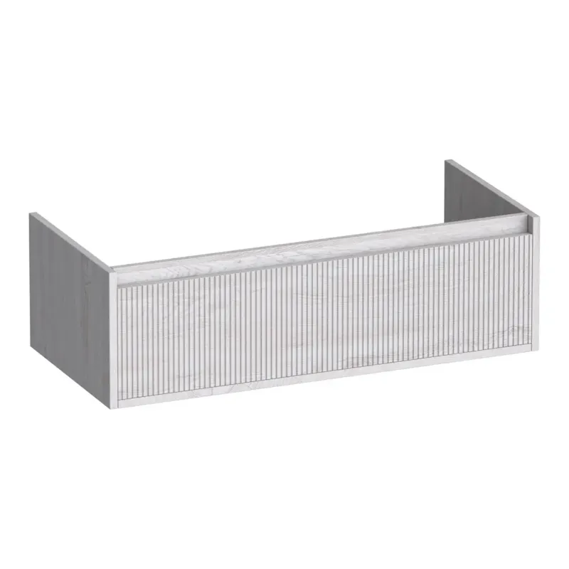 Beperkte Voorraad Brauer Hope Wavy onderkast 100cm met 1 softclose lade forest seashell