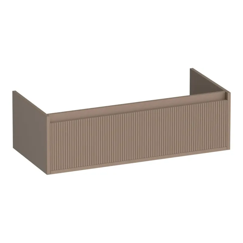 Brauer Hope Wavy onderkast 100cm met 1 softclose lade mokka mat Lage Prijs