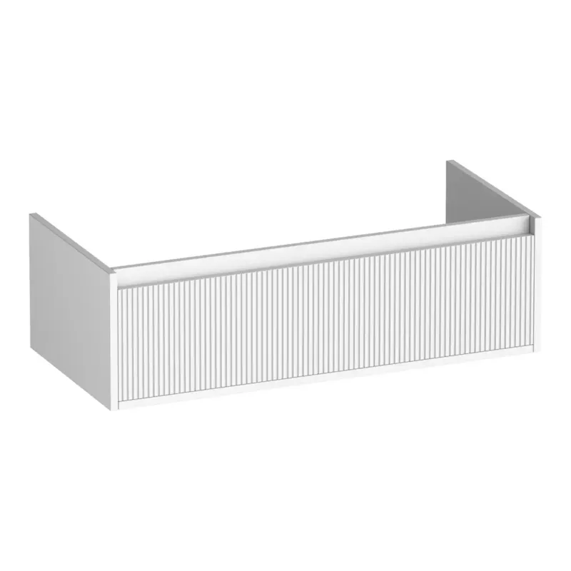 Populair Brauer Hope Wavy onderkast 100cm met 1 softclose lade wit mat
