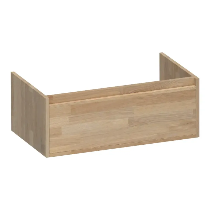 Hoge Kwaliteit Brauer Hope onderkast 80cm met 1 softclose lade vingerlas eiken grijs