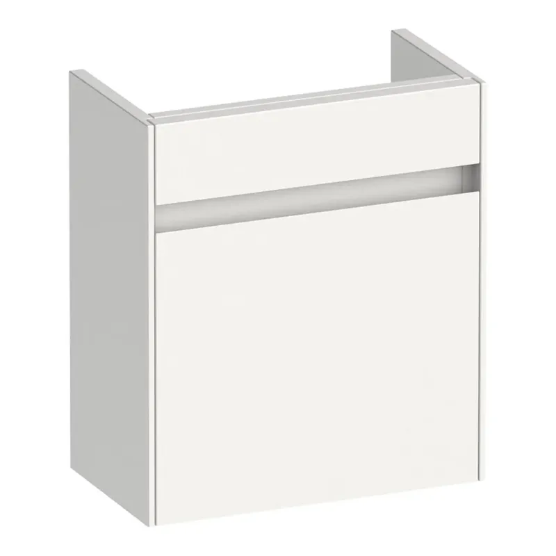 Superprijs Brauer Inspire fonteinkast 40cm met 1 deur linksdraaiend wit glans