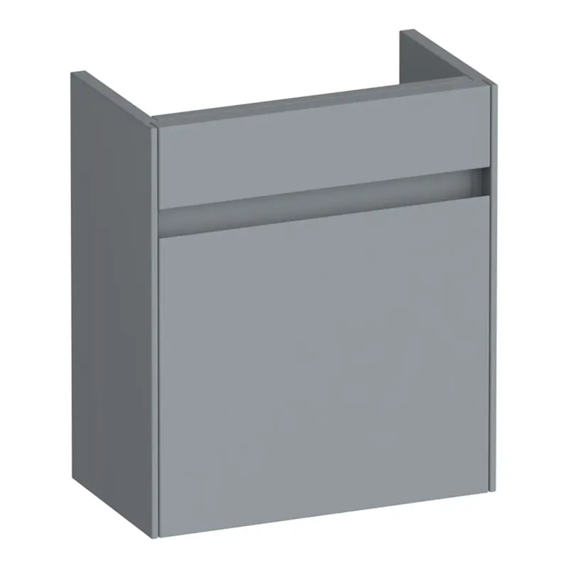 Koop Online Brauer Inspire fonteinkast 40cm met 1 deur linksdraaiend grijs mat