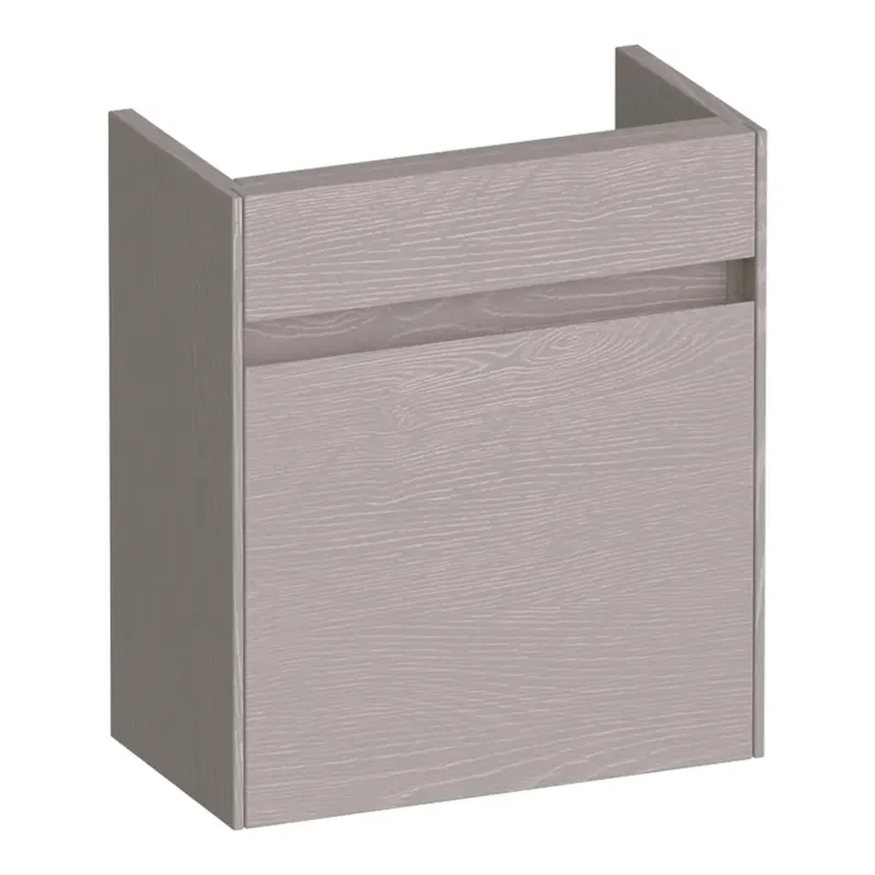 Brauer Inspire fonteinkast 40cm met 1 deur linksdraaiend timber greige Aanbieding