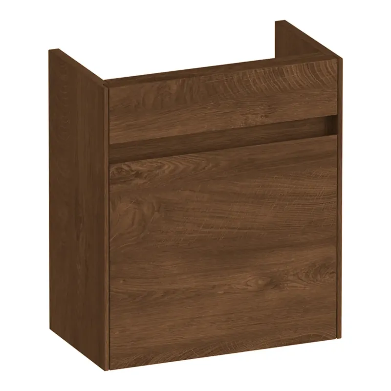 Lage Prijs Brauer Inspire fonteinkast 40cm met 1 deur rechtsdraaiend forest cacao