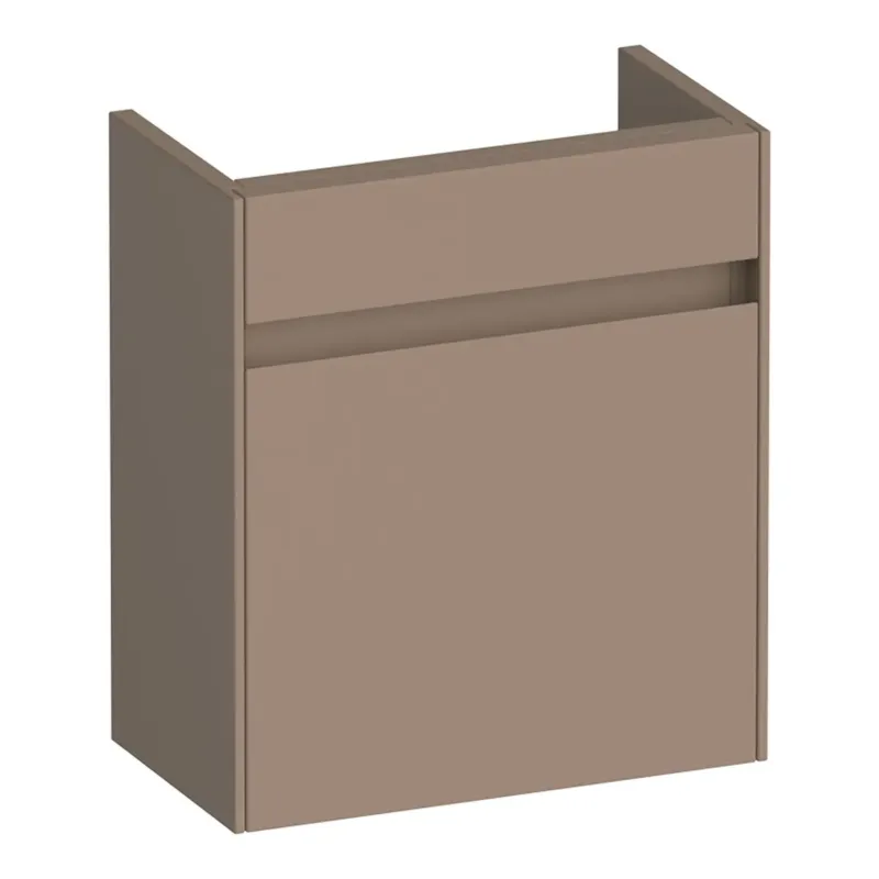 Bestseller Brauer Inspire fonteinkast 40cm met 1 deur rechtsdraaiend mokka mat