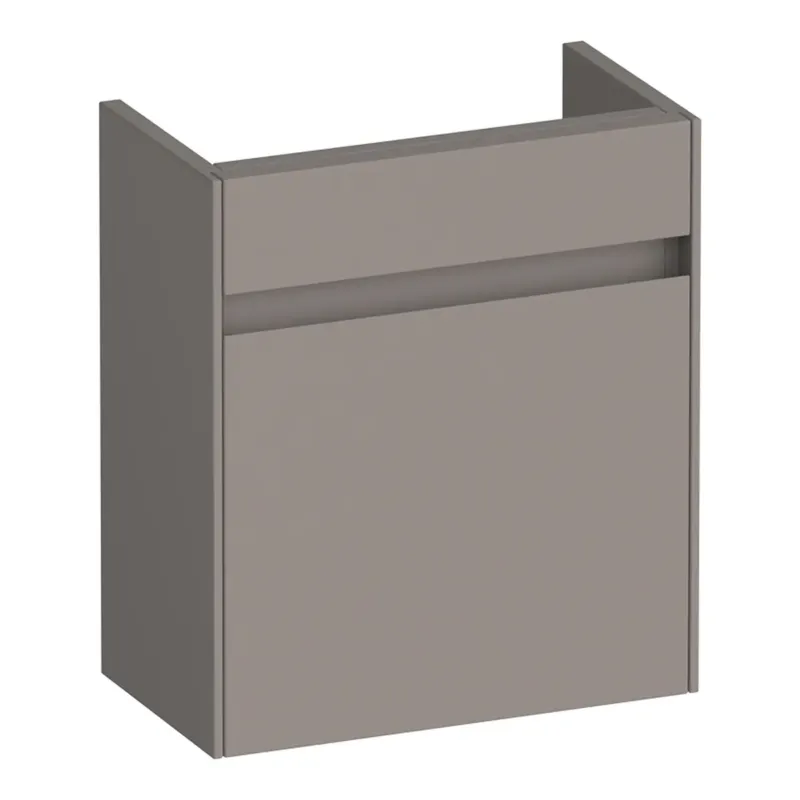 Premium Brauer Inspire fonteinkast 40cm met 1 deur rechtsdraaiend taupe mat