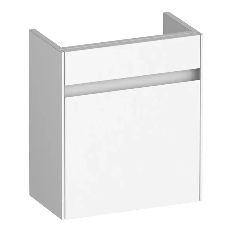 Seizoensaanbieding Brauer Inspire fonteinkast 40cm met 1 deur rechtsdraaiend wit mat