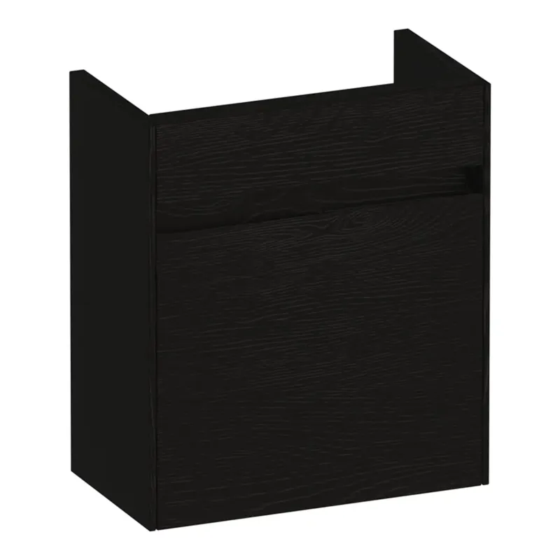 Brauer Inspire fonteinkast 40cm met 1 deur rechtsdraaiend timber black Dagaanbieding