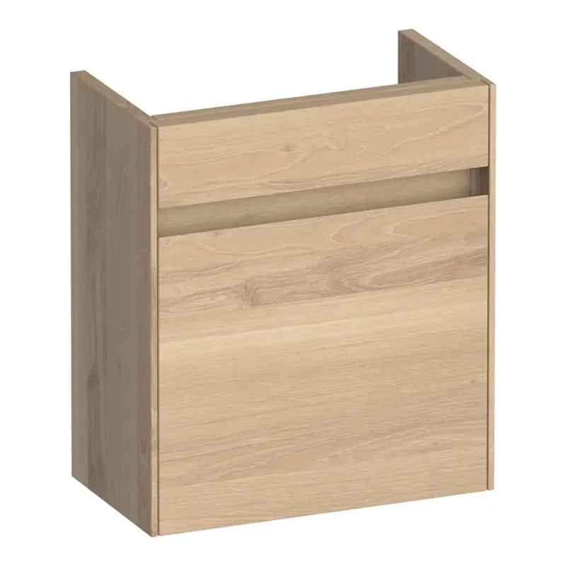 Nieuw Brauer Inspire fonteinkast 40cm met 1 deur linksdraaiend lamellen eiken naturel