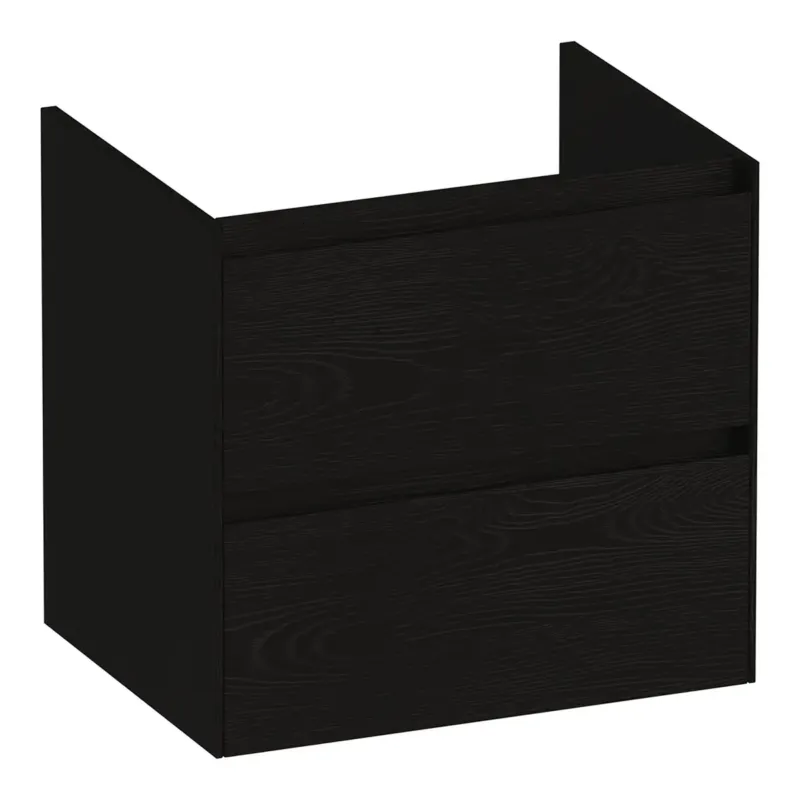 Brauer Inspire onderkast 60cm met 2 softclose lades timber black Betaalbaar