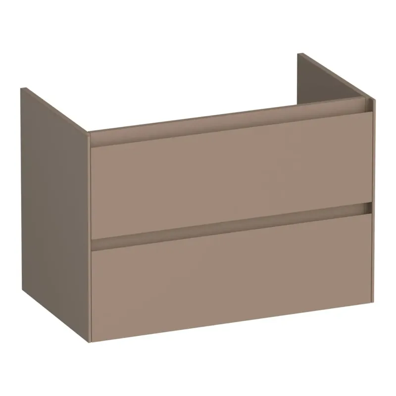 Brauer Inspire onderkast 80cm met 2 softclose lades mokka mat Beperkte Voorraad