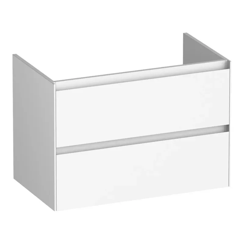 Beperkte Voorraad Brauer Inspire onderkast 80cm met 2 softclose lades wit mat