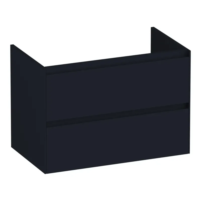 Brauer Inspire onderkast 80cm met 2 softclose lades zwart mat Must-Have