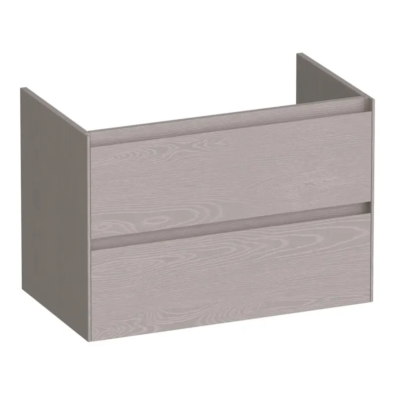 Brauer Inspire onderkast 80cm met 2 softclose lades timber greige Direct Beschikbaar
