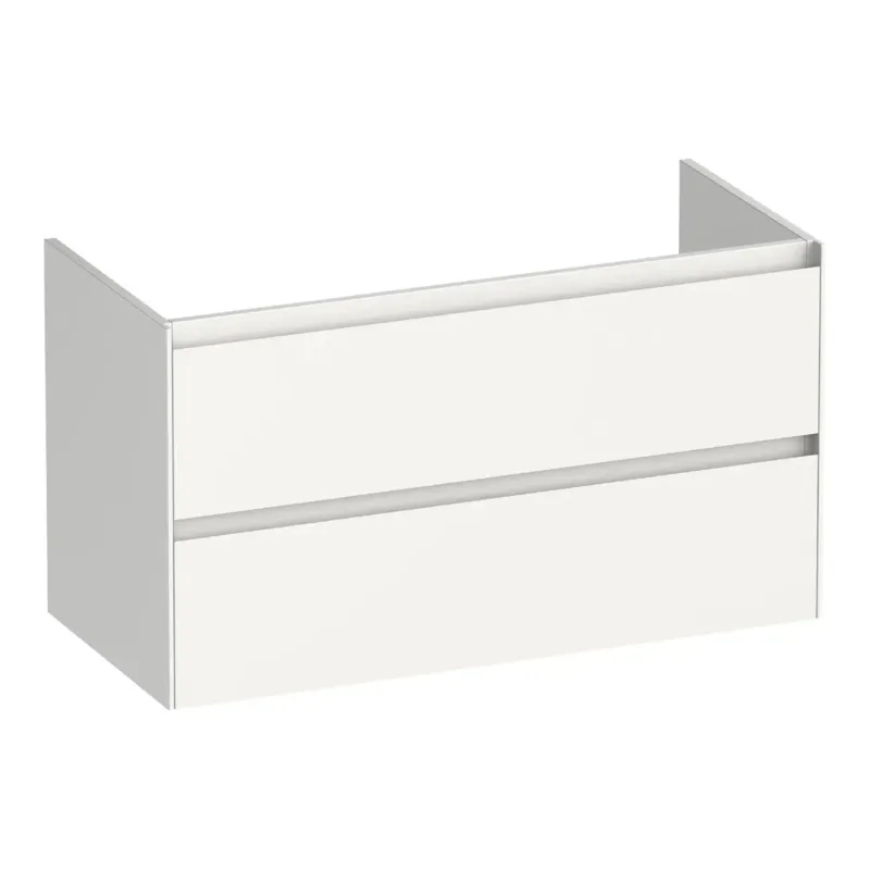 Brauer Inspire onderkast 100cm met 2 softclose lades wit glans Lage Prijs