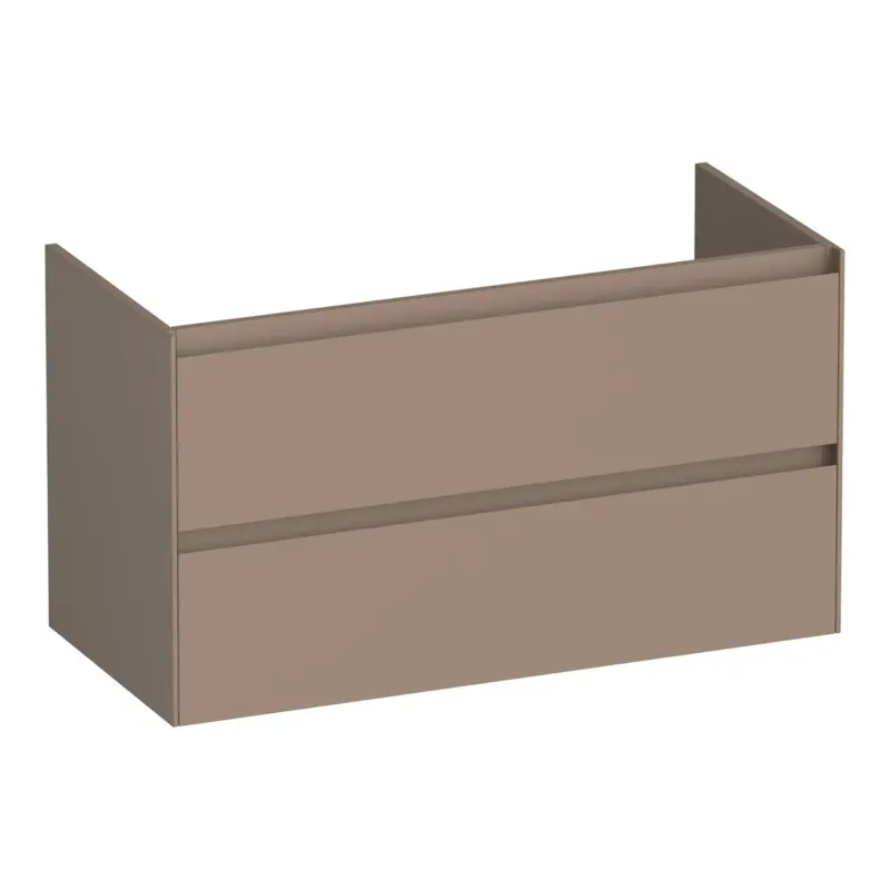 Brauer Inspire onderkast 100cm met 2 softclose lades mokka mat Nieuw