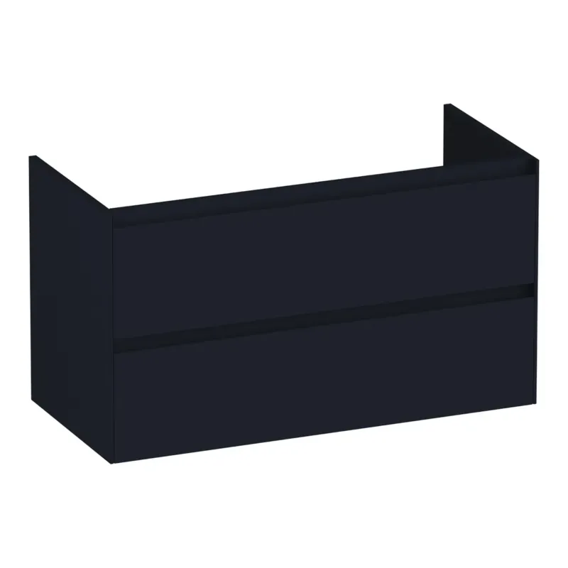 Brauer Inspire onderkast 100cm met 2 softclose lades zwart mat Nieuw