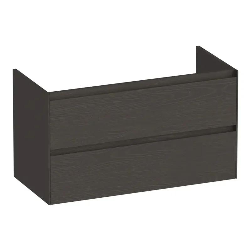 Brauer Inspire onderkast 100cm met 2 softclose lades timber anthracite Nieuw