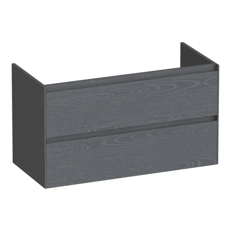 Brauer Inspire onderkast 100cm met 2 softclose lades timber grey Betaalbaar