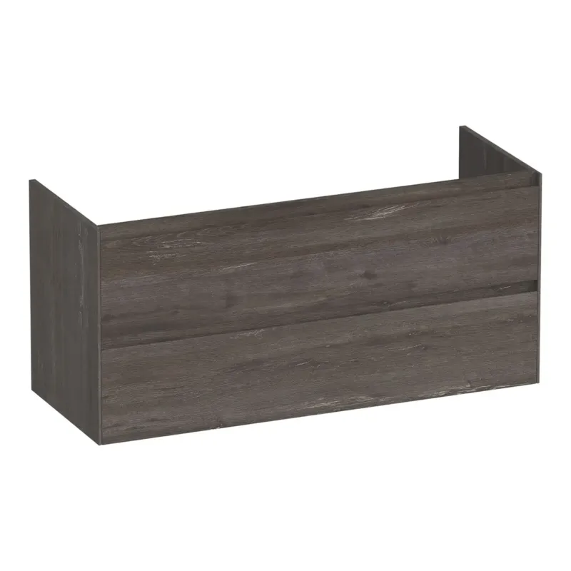 Brauer Inspire onderkast 120cm met 2 softclose lades en 2 sifon uitsparingen driftwood Veilige Betaling